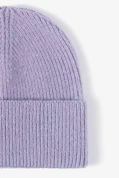 Gorro de punto cálido en días fríos