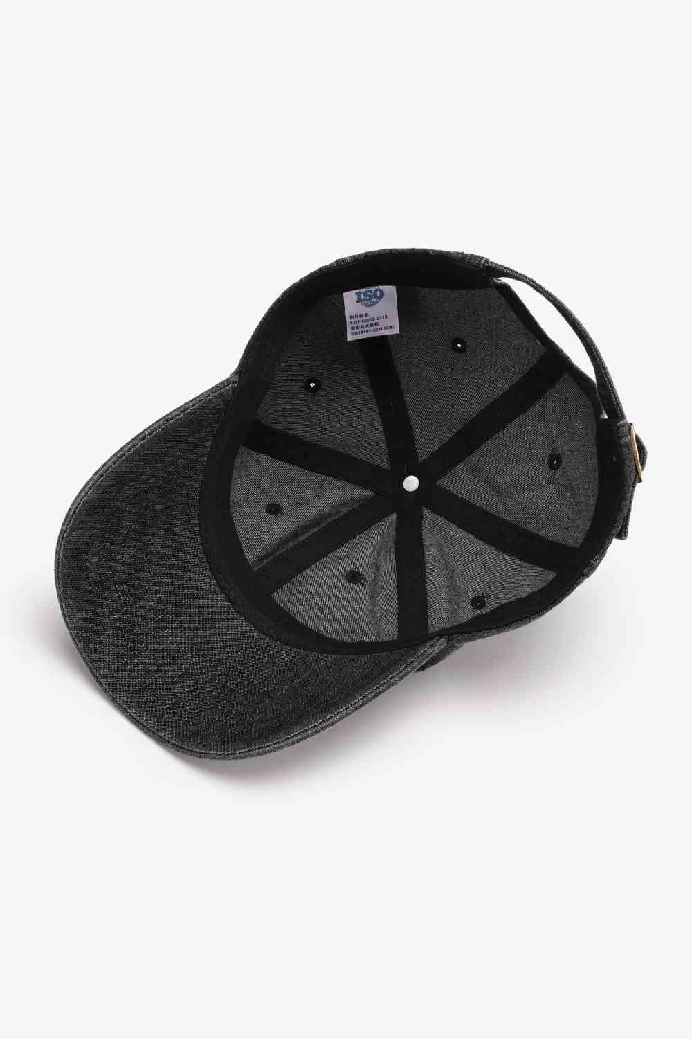 Casquette de baseball ajustable unie