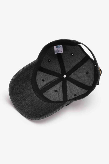 Gorra de béisbol ajustable lisa