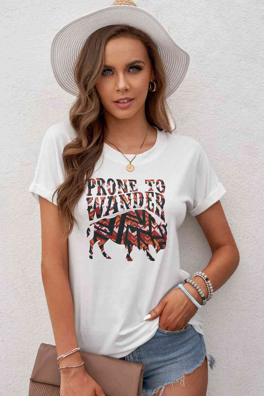 PRONE TO WANDER T-shirt graphique