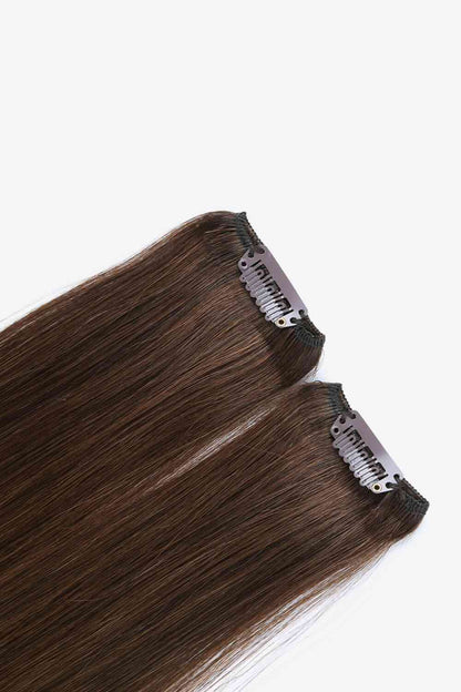 Extensions de cheveux humains indiens à clipser 18" 120 g