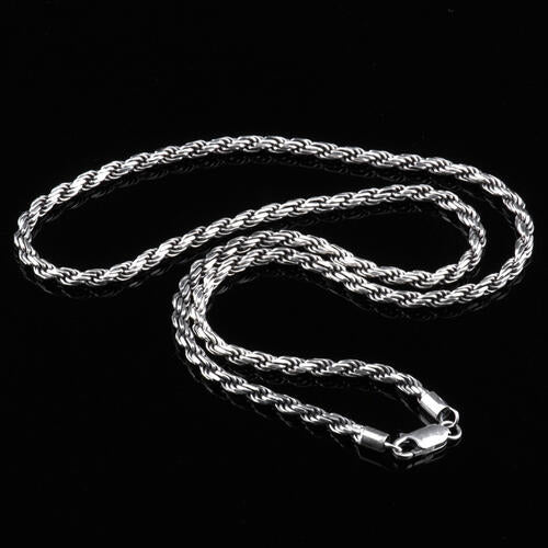 Collier en argent sterling 925 avec chaîne serpent de 21,7 pouces