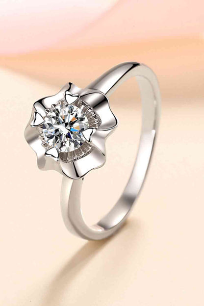 La vie est si belle bague moissanite