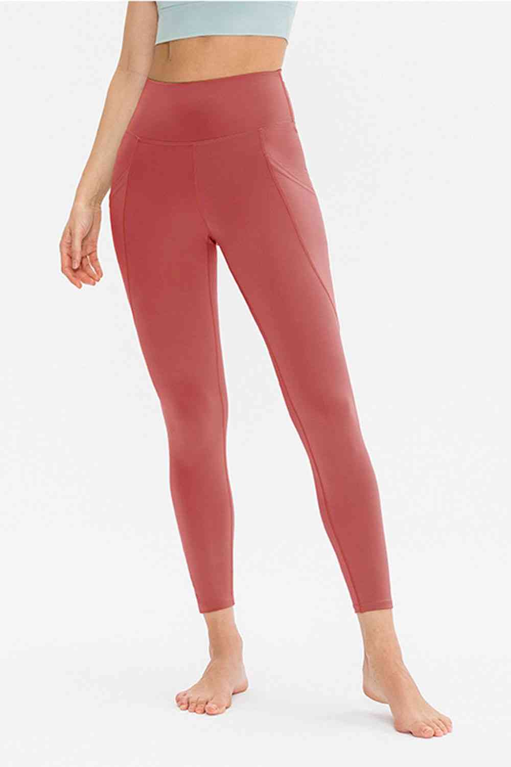 Legging actif long coupe slim avec poches