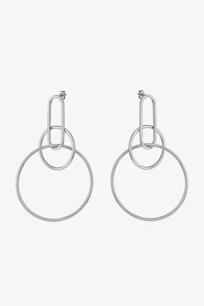 Speak For Yourself Link Hoop Earrings