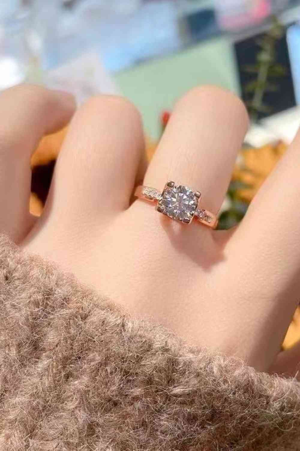 Bague Moissanite 1 Carat