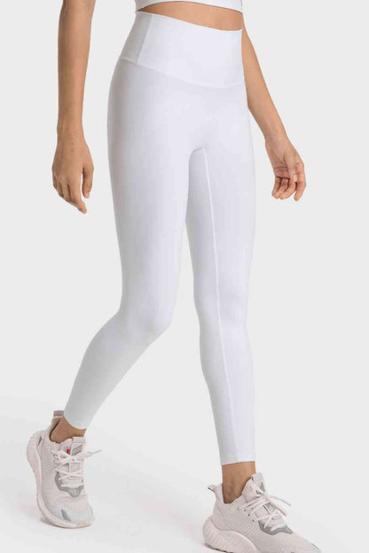 Legging de yoga taille haute à taille large