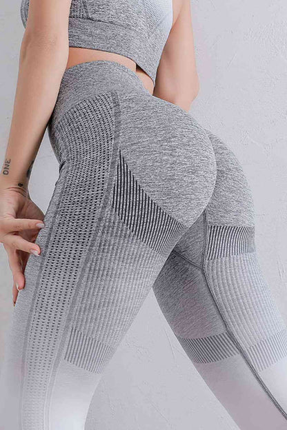 Leggings de sport taille haute dégradé