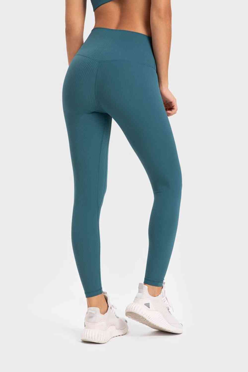 Legging de yoga à large ceinture très extensible