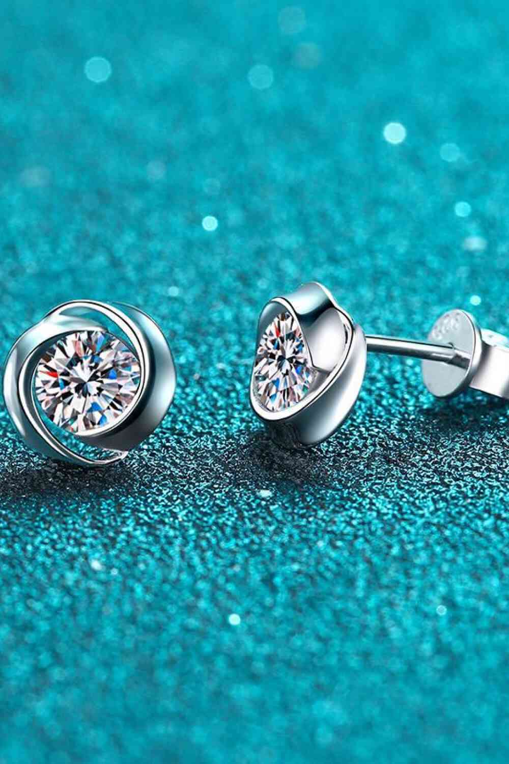 Boucles d'oreilles à tige en moissanite Feeling Fun