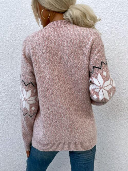 Cardigan boutonné chiné avec poches