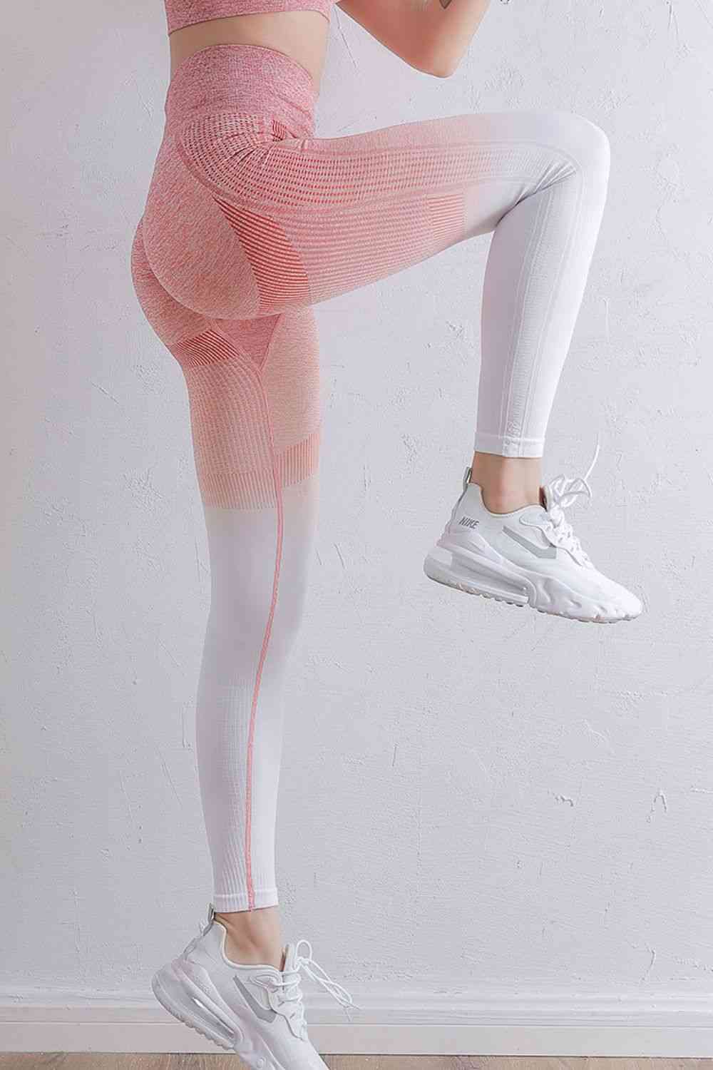 Leggings de sport taille haute dégradé