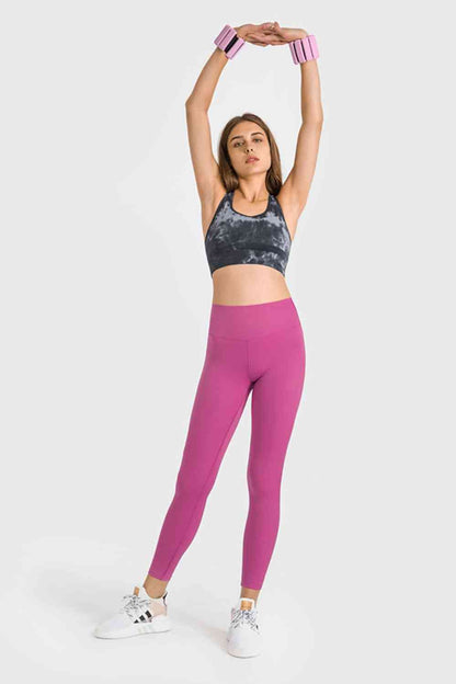 Leggings de yoga taille haute longueur cheville