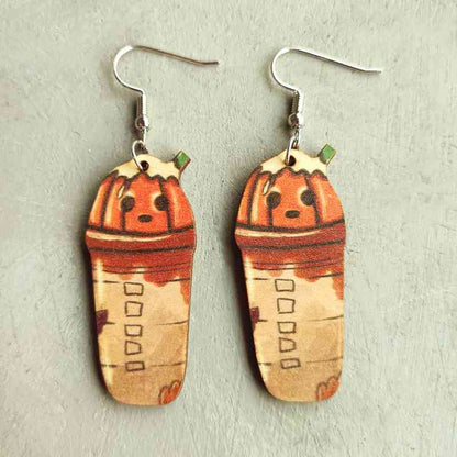 Boucles d'oreilles pendantes de Thanksgiving