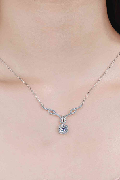 Collier avec pendentif Moissanite Right On Trend