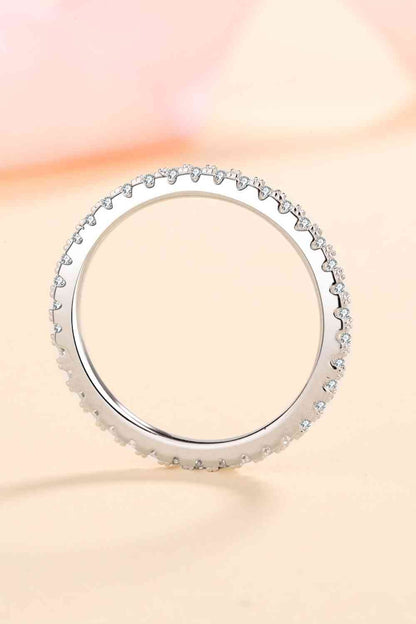 Bague Moissanite en argent sterling 925 Curious Time