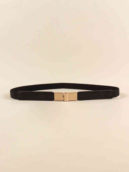 Ceinture fine élastique en PU