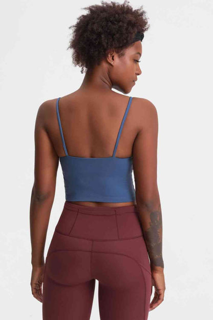 Feel Like Skin - Camisole de sport à encolure dégagée