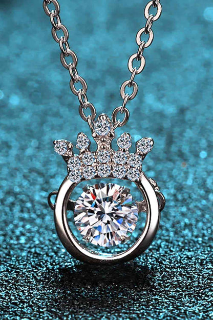 Collier en argent sterling 925 Moissanite