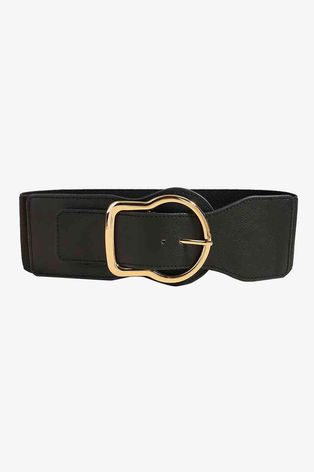 Ceinture en cuir PU en alliage de zinc