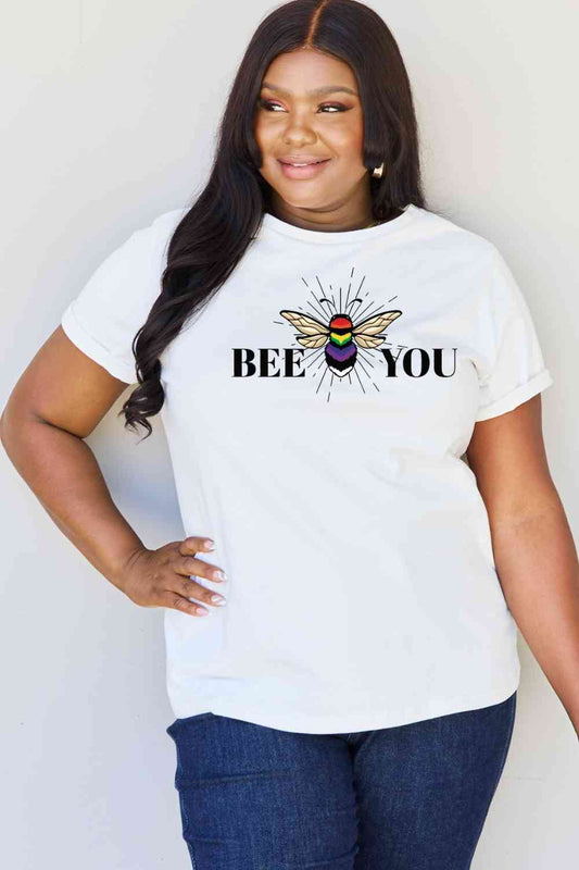 Simply Love Taille réelle BEE YOU T-shirt graphique