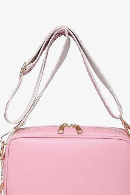 PU Leather Tassel Crossbody Bag