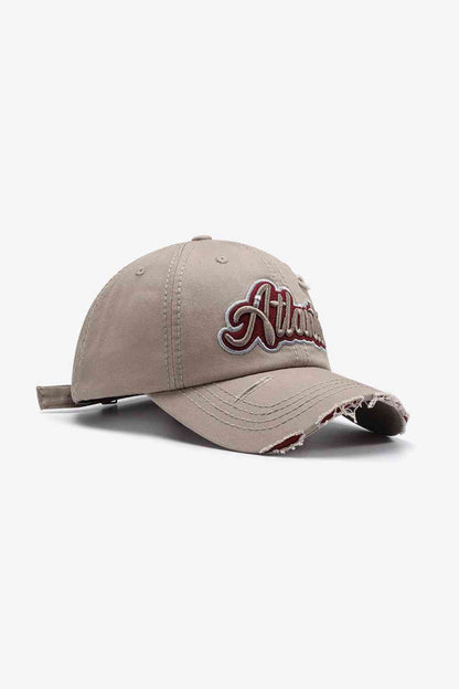 Gorra de béisbol desgastada con gráfico ATLANTIC