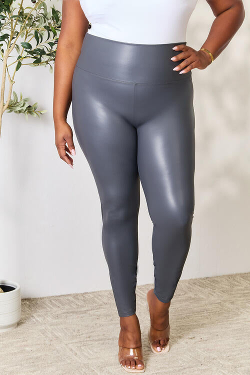 LOVEIT Legging taille haute à large ceinture pleine taille