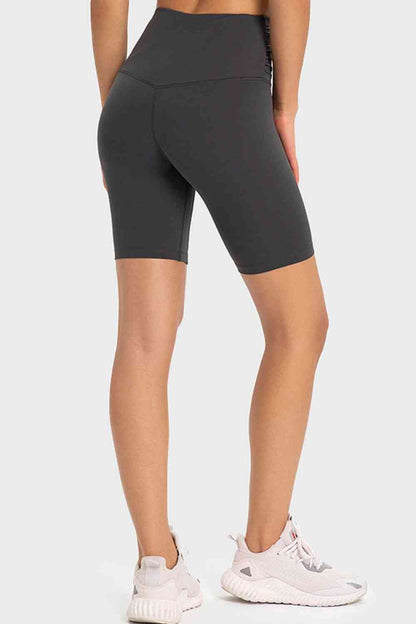 Shorts ciclistas con cintura en V