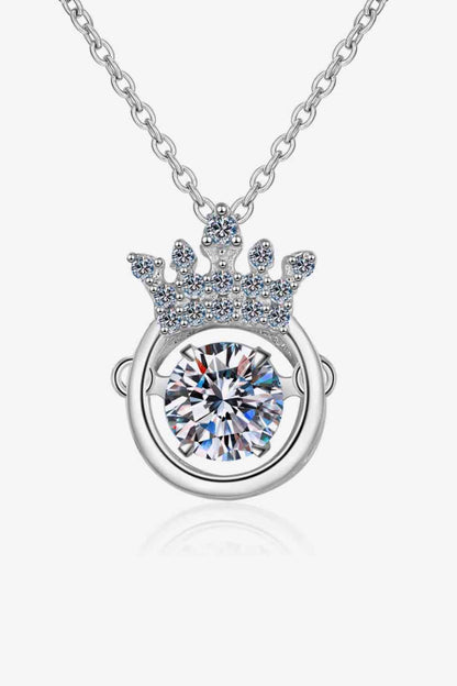 Collier en argent sterling 925 Moissanite