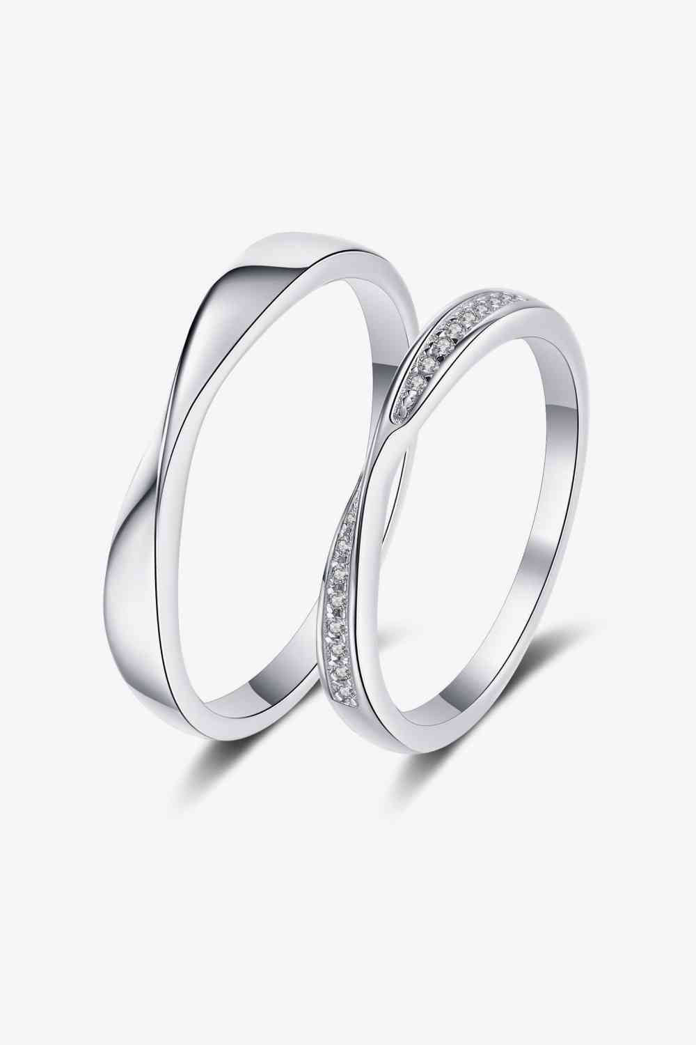 Bague minimaliste en argent sterling 925