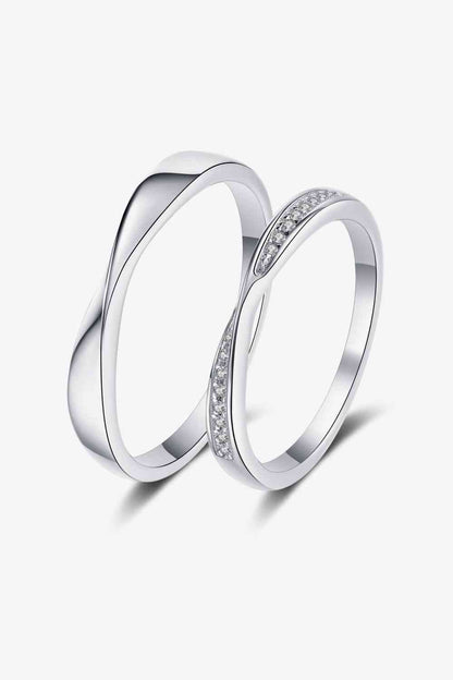 Bague minimaliste en argent sterling 925