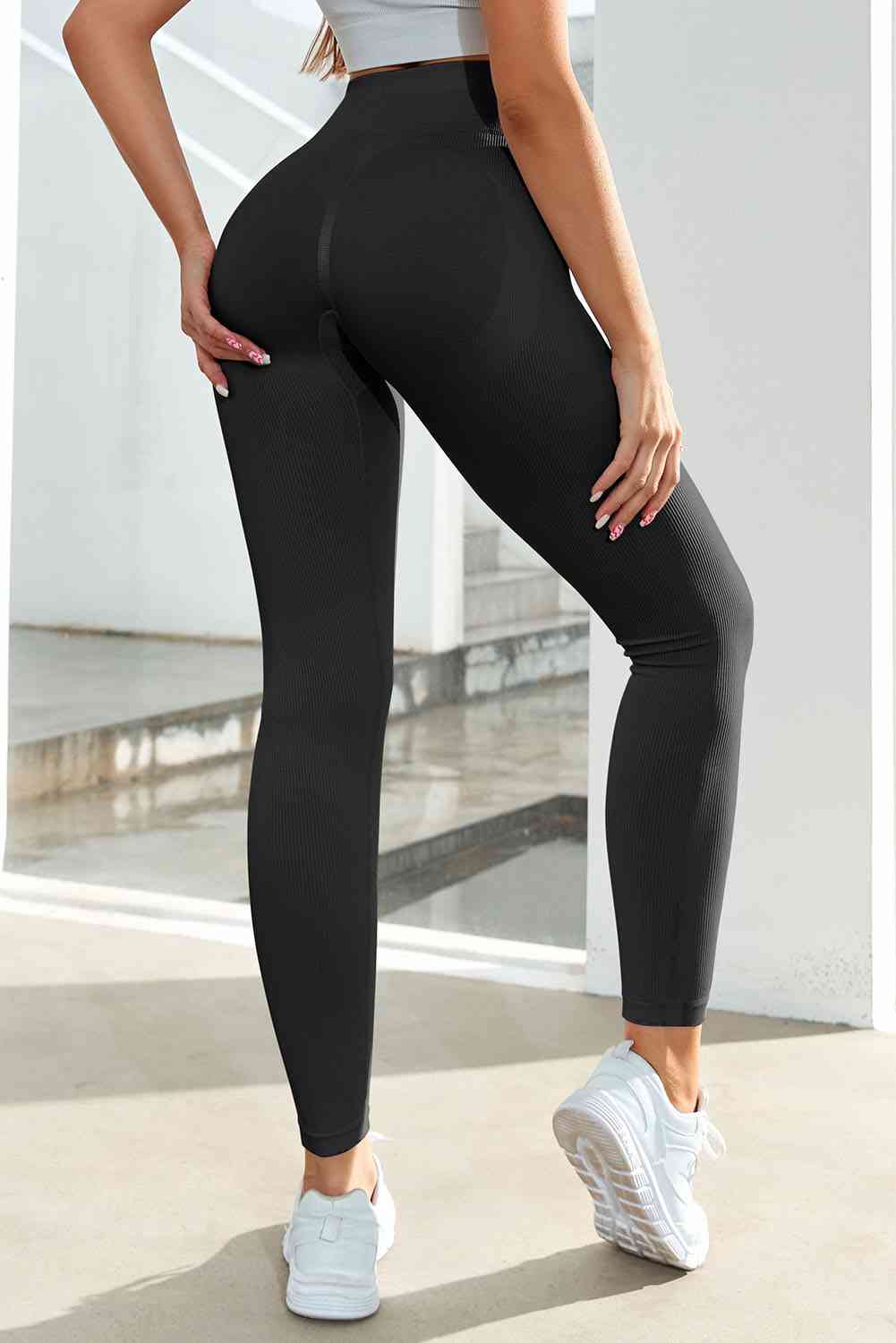 Leggings deportivos con cintura ancha