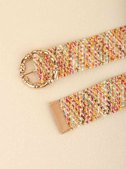 Ceinture large multicolore