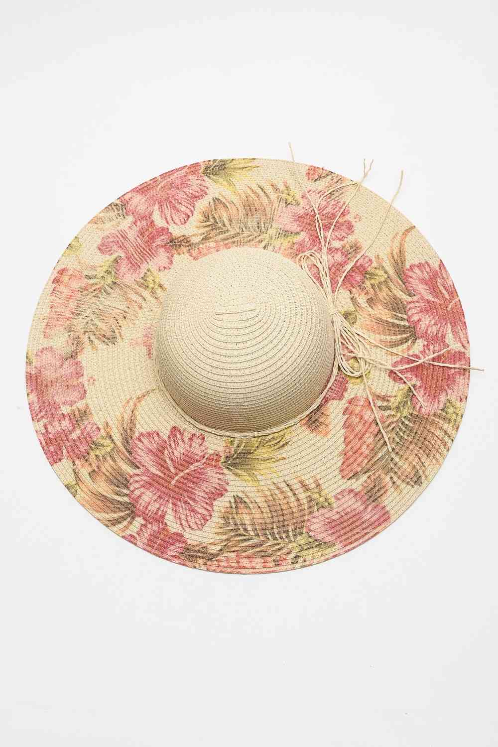 Sombrero para el sol con detalle de lazo floral de Justin Taylor