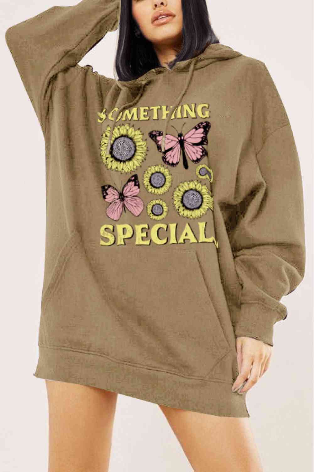 Simply Love Simply Love Full Size SOMETHING SPECIAL Graphic Hoodie