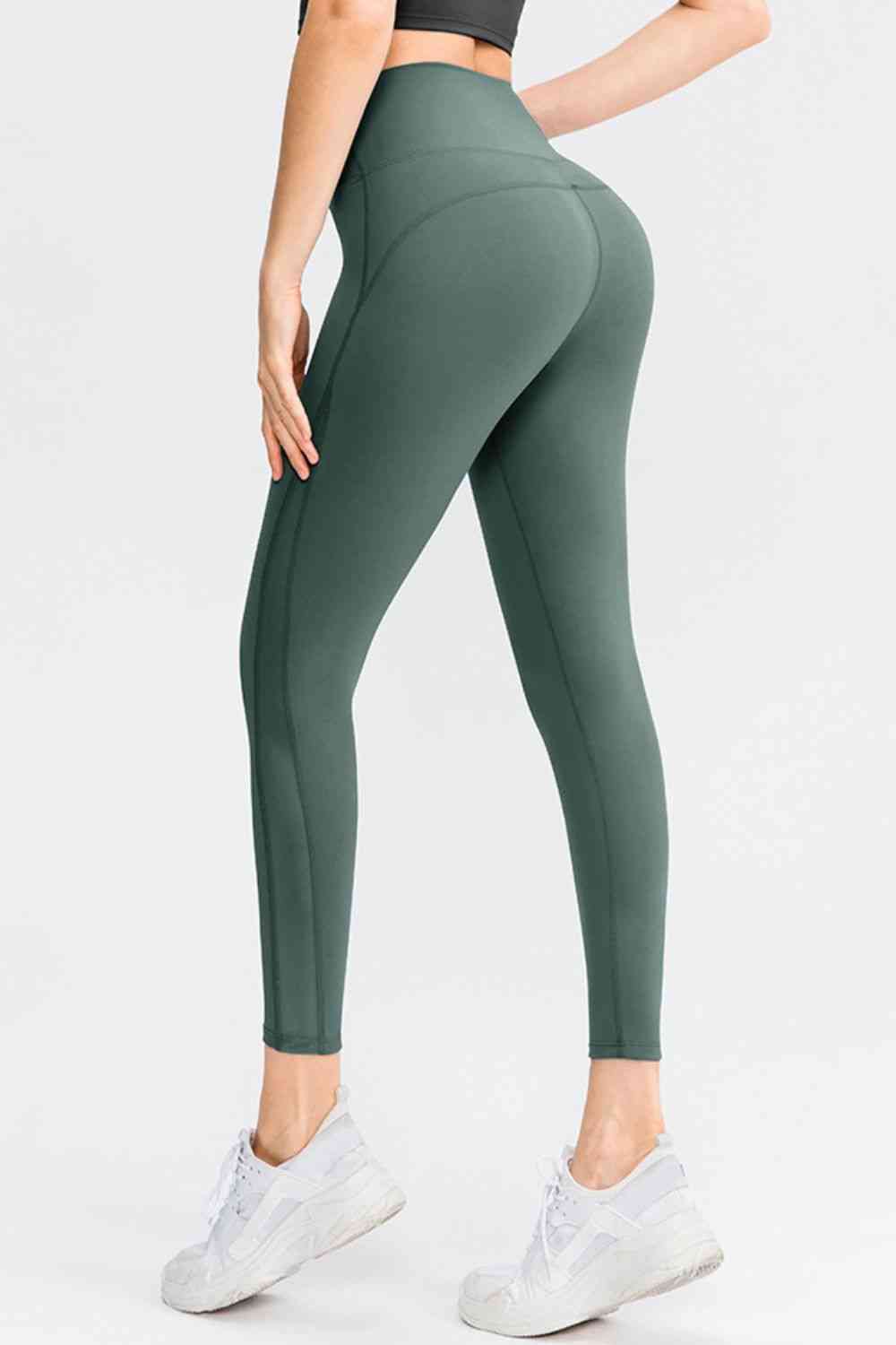 Pantalon de sport long coupe slim à large ceinture