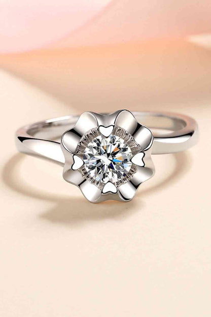 La vie est si belle bague moissanite