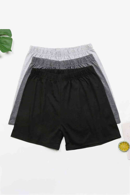 Lot de 3 shorts à taille élastique