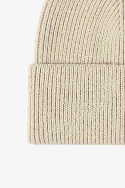 Gorro de punto cálido en días fríos