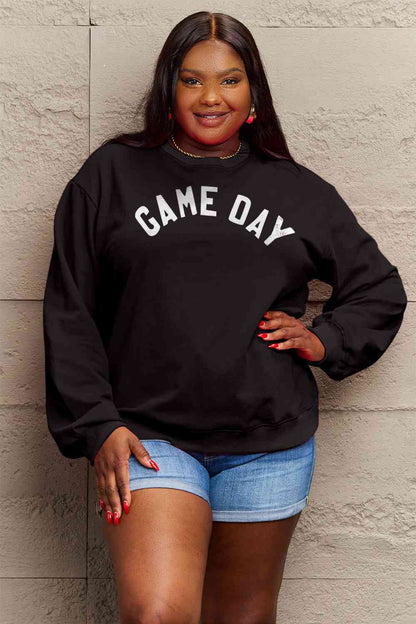 Sudadera con gráfico GAME DAY de tamaño completo de Simply Love