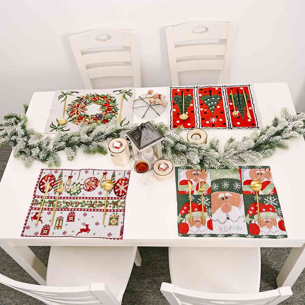 Assortiment de 2 sets de table de Noël