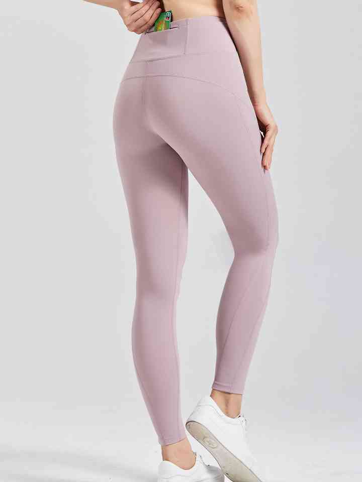 Leggings activos con cintura ancha