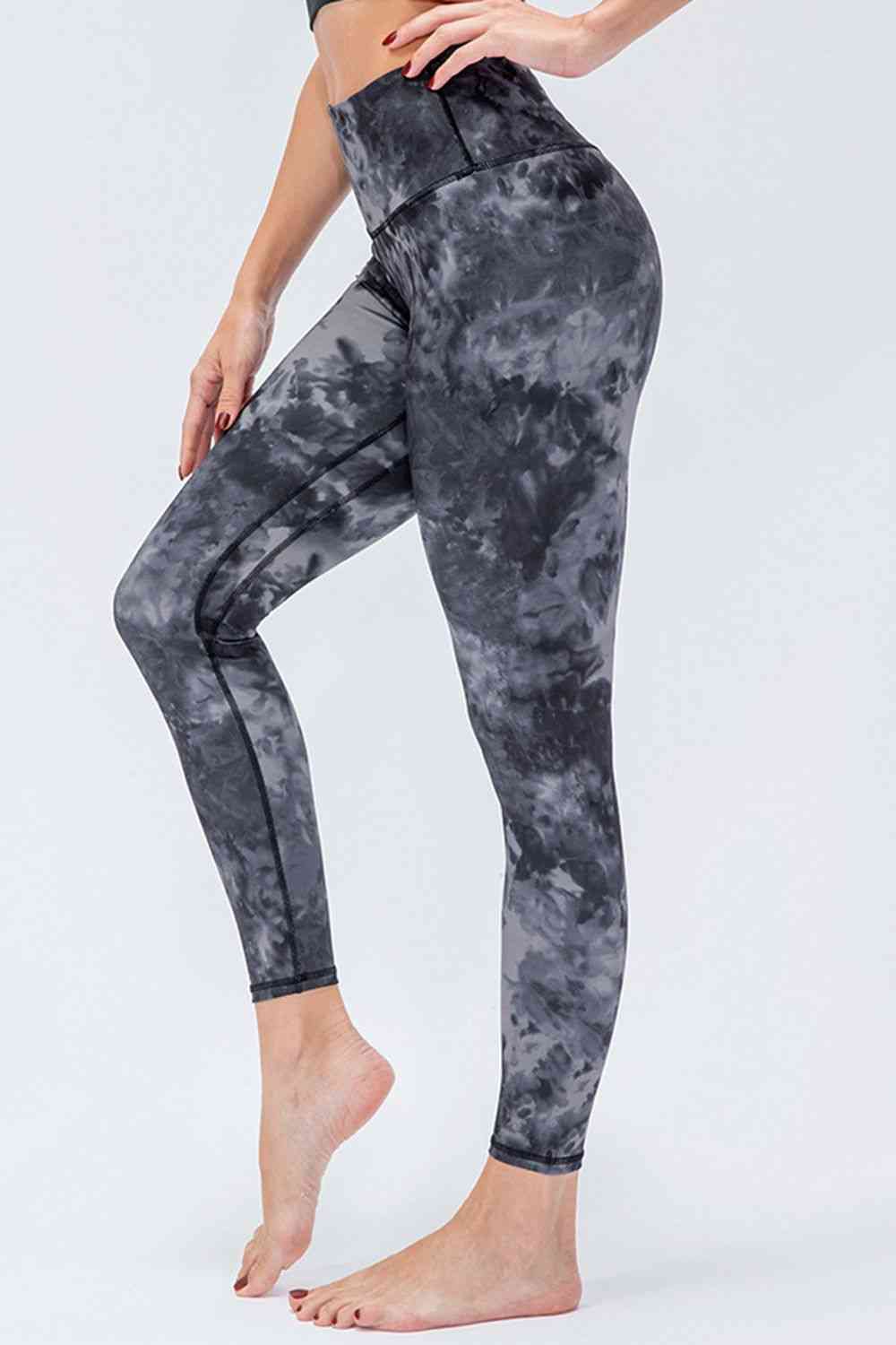 Legging actif coupe slim à large taille