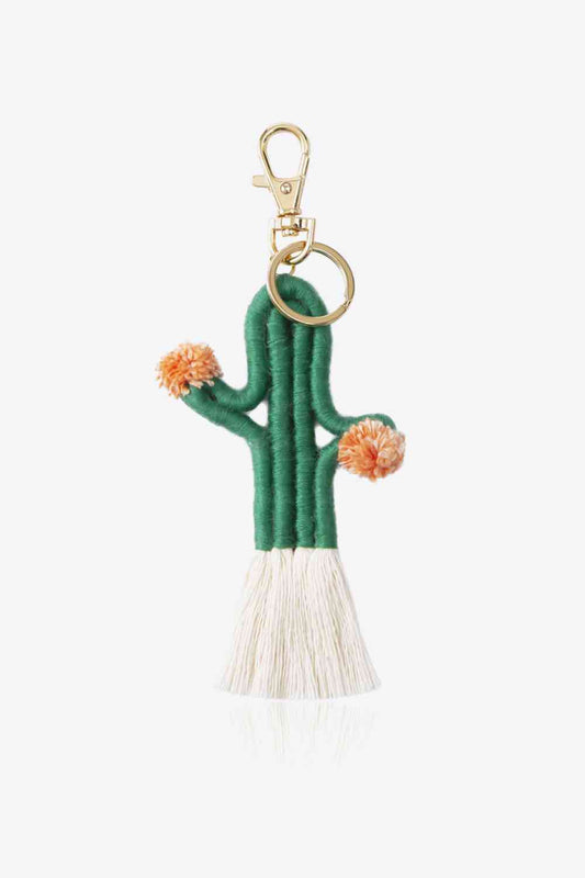 Llavero Cactus con Flecos