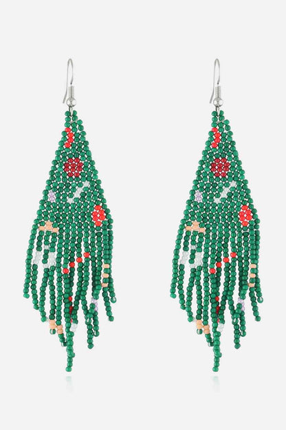 Boucles d'oreilles en perles de Noël