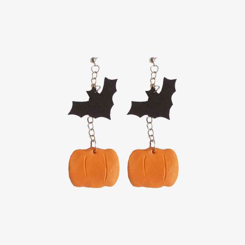 Boucles d'oreilles pendantes sur le thème d'Halloween