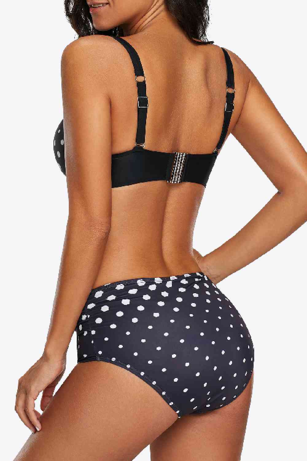 Ensemble bikini à pois