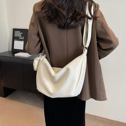 Sac à bandoulière en cuir PU avec petit sac à main