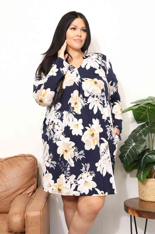 Sew In Love Robe chemise pleine taille à imprimé floral